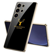 DIGITAL STAR Samsung Galaxy S25 Ultra Deer Case With Soft Electroplated Edges Case