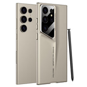 Samsung Galaxy S24 Ultra Luxury Blade Design PC Shockproof Case - Gold