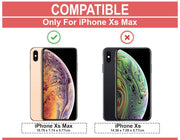 DIGITAL STAR Crystal Clear Back Case Cover Compatible with iPhone Xs MAX | Shockproof Design  Camera Protection Bump Hard Clear Back  Bumper Case Cover for iPhone XS MAX