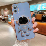 DIGITAL STAR Back Cover Case for OnePlus Nord CE 2 Soft Flexible TPU Shockproof Protective Luxurious Astronaut Bracket Case