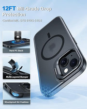 DIGITAL STAR Magnet Stand Case for iPhone 14 Plus