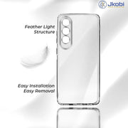 DIGITAL STAR Back Case Cover for Oneplus Nord CE 4 (Silicone Clear Case | Protection | Soft and Flexible)