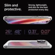 DIGITAL STAR Ultra Hybrid Cover Compatible with iPhone 16 Pro Crystal Transparent