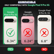 DIGITAL STAR  Google Pixel 9 Pro Ultra Clear Slim Back Cover Transparent