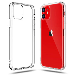 DIGITAL STAR iPhone 11 Clear Case Compatible with Soft Flexible Slim-Fit | Full Body 360 Protection Shock Proof TPU Back Cover (Transparent)