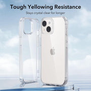 DIGITAL STAR Case for iPhone 15 Silicone Case Clear Transparent Shockproof Scratch Resistant Protective Phone Soft Silicone Slim Cover for iPhone 15 (Transparent)