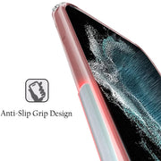 DIGITAL STAR Silicone Samsung  Galaxy S22 Ultra 5G-Transparent  Crystal Clear Cover