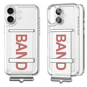 DIGITAL STAR Transparent Clear Shock Proof Back Case  iPhone 16 / Cover with Strap for iPhone 16
