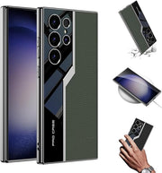 DIGITAL STAR Leather Anti-Fall Protective Phone Case for Samsung Galaxy S23 Ultra