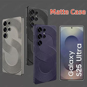 DIGITAL STAR Thin Fit Plating Leather Case Compatible with Samsung Galaxy S25 Ultra – Slim Shockproof Cover with Electroplated Frame & Camera Protection