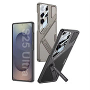 DIGITAL STAR Back Cover Case Compatible with Samsung Galaxy S25 Ultra Kickstand Shockproof Protective