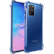 DIGITAL STAR Transparent Crystal Clear Shockproof TPU Back Cover Case for Samsung Galaxy S10 Lite