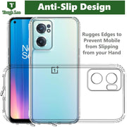 DIGITAL STAR Back Cover Case Compatible with One plus Nord CE 2 5G  Transparent