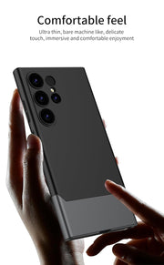 DIGITAL STAR Samsung Galaxy S24  Ultra   Duo Tone Shockproof 360 Full Protection Frosted Design Case