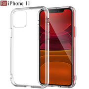 DIGITAL STAR iPhone 11 Clear Case Compatible with Soft Flexible Slim-Fit | Full Body 360 Protection Shock Proof TPU Back Cover (Transparent)
