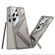 DIGITAL STAR Back Cover Case Compatible with Samsung Galaxy S25 Ultra Kickstand Shockproof Protective