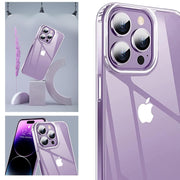 DIGITAL STAR Case Compatible with iPhone 14 Pro Case Clear Transparent Shockproof Protective Phone Soft Silicone Slim Cover for iPhone 14 Pro Transparent