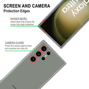 DIGITAL STAR Silicone Samsung  Galaxy S22 Ultra 5G-Transparent  Crystal Clear Cover