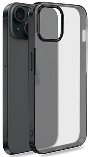 DIGITAL STAR Shield Frosted Acrylic Back Shock Proof Case Cover for Apple iPhone 15 Plus