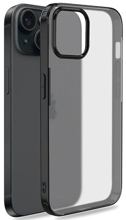 DIGITAL STAR Shield Frosted Acrylic Back Shock Proof Case Cover for Apple iPhone 15 Plus