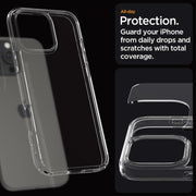 DIGITAL STAR Ultra Hybrid Cover Compatible with iPhone 16 Pro Crystal Transparent