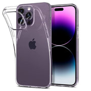 DIGITAL STAR Case Compatible with iPhone 14 Pro Case Clear Transparent Shockproof Protective Phone Soft Silicone Slim Cover for iPhone 14 Pro Transparent