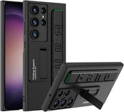 DIGITAL STAR Stand Back Case for Samsung S23 Ultra | Slim Camera Lens Protection Cover with Kickstand