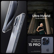 DIGITA; Star Ultra Hybrid Cover Compatible with iPhone 15 Pro (Crystal Clear)