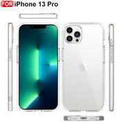 DIGITAL STAR Cover Compatible with iPhone 13 Pro Clear Case | Soft Flexible Slim-Fit Full Body 360 Protection Shock Proof TPU Back Cover (Transparent)