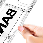 DIGITAL STAR Transparent Clear Shock Proof Back Case  iPhone 16 / Cover with Strap for iPhone 16