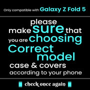 DIGITAL STAR  Back Cover Case for Samsung Galaxy Z Fold 5 Shockproof Protective Elite Armor Business Case