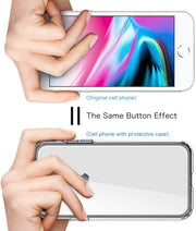 DIGITAL STAR Soft & Flexible Back Cover Compatible With Apple iPhone 8 Plus and Apple iPhone 7 Plus (Transparent)