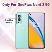 DIGITAL STAR Silicone OnePlus Nord 2 5G Back Cover Case Scratch Resistant Protective Crystal Clear Transparent Shock Proof Bumper Back Cover Case Compatible with OnePlus Nord 2 5G-Transparent