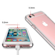 DIGITAL STAR Cover Compatible with iPhone 6, iPhone 6S Transparent Crystal Clear Soft & Slim Silicone TPU Back Cover [Transparent]