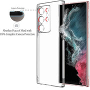 DIGITAL STAR Silicone Samsung  Galaxy S22 Ultra 5G-Transparent  Crystal Clear Cover