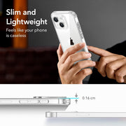 DIGITAL STAR Case Compatible with iPhone 13 Silicone Case Clear Transparent Shockproof Protective Phone Soft Silicone Slim Cover for iPhone 13 (Transparent)