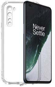 DIGITAL STAR Back Cover Soft Case Compatible with OnePlus Nord /1+Z Clear Slim Back Cover Silicone, Transparent