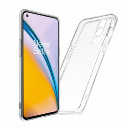 DIGITAL STAR Silicone OnePlus Nord 2 5G Back Cover Case Scratch Resistant Protective Crystal Clear Transparent Shock Proof Bumper Back Cover Case Compatible with OnePlus Nord 2 5G-Transparent
