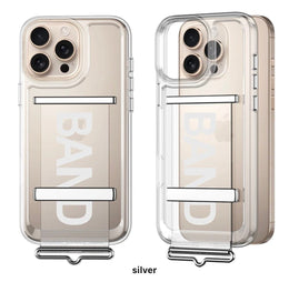 DIGITAL STAR  Transparent Clear Shock Proof Back Case/Cover with Strap for iPhone 16