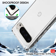 DIGITAL STAR Ultra-Hybrid Crystal Clear Google Pixel 9 Transparent Cover