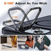 DIGITAL STAR  Stand Case for iPhone  14 | Translucent Frosted Back Cover