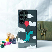 DIGITAL STAR Galaxy S20 Fe Soft Flexible TPU Shockproof Protective Graphic Stickers Label Phone Case(Pattern 2),Multicolor