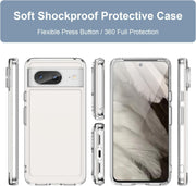 DIGITAL STAR Google Pixel 8 Case Ultra TPU  Silicone Case Cover Fit for Google Pixel 8 Crystal Clear