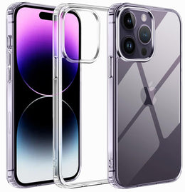 DIGITAL STAR Ultra Hybrid Clear Camera Protection Back Cover Case for iPhone 14 Pro Max Transparent