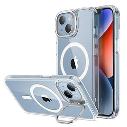 Digital star iPhone14 Case, Compatible with Mag Safe, Adjustable Camera Ring Stand, Scratch Resistant Back, Military-Grade Protection, TPU, Classic Magnetic Back Cover with Kickstand