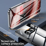 DIGITAL STAR Transparent Shockproof Hybrid Protection Back Case Cover for Nothing Phone 2A