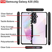 digital star Samsung Galaxy A35 (5G) Back Case Cover | Camera Protection Shockproof Bumper-Edge