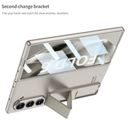 DIGITAL STAR  Ultra Hybrid Premium Leather Kickstand Case for Samsung Galaxy Z Fold 6 Case with Protection & (Screen Protector),Shockproof Case for Galaxy Z Fold 6 Phone Case