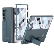 DIGITAL STAR  Ultra Hybrid Premium Leather Kickstand Case for Samsung Galaxy Z Fold 6 Case with Protection & (Screen Protector),Shockproof Case for Galaxy Z Fold 6 Phone Case