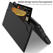 DIGITAL STAR Leather Flip Cover  Samsung Galaxy S23 Ultra with Card Holder Kickstand Magnetic